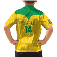 Custom Brasil Volleyball Family Matching Mermaid Dress and Hawaiian Shirt Vai Canarinhos!