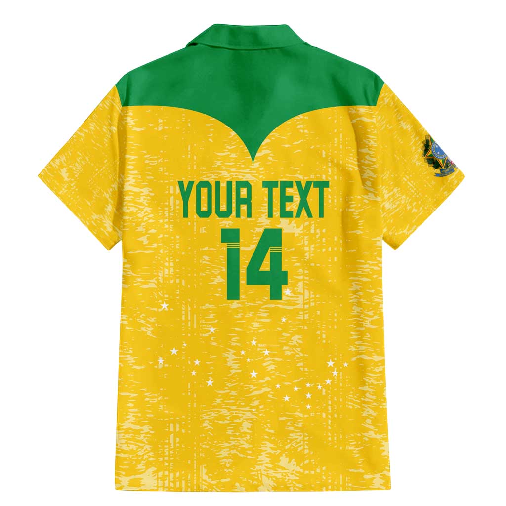 Custom Brasil Volleyball Family Matching Mermaid Dress and Hawaiian Shirt Vai Canarinhos!