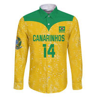 Custom Brasil Volleyball Family Matching Mermaid Dress and Hawaiian Shirt Vai Canarinhos!