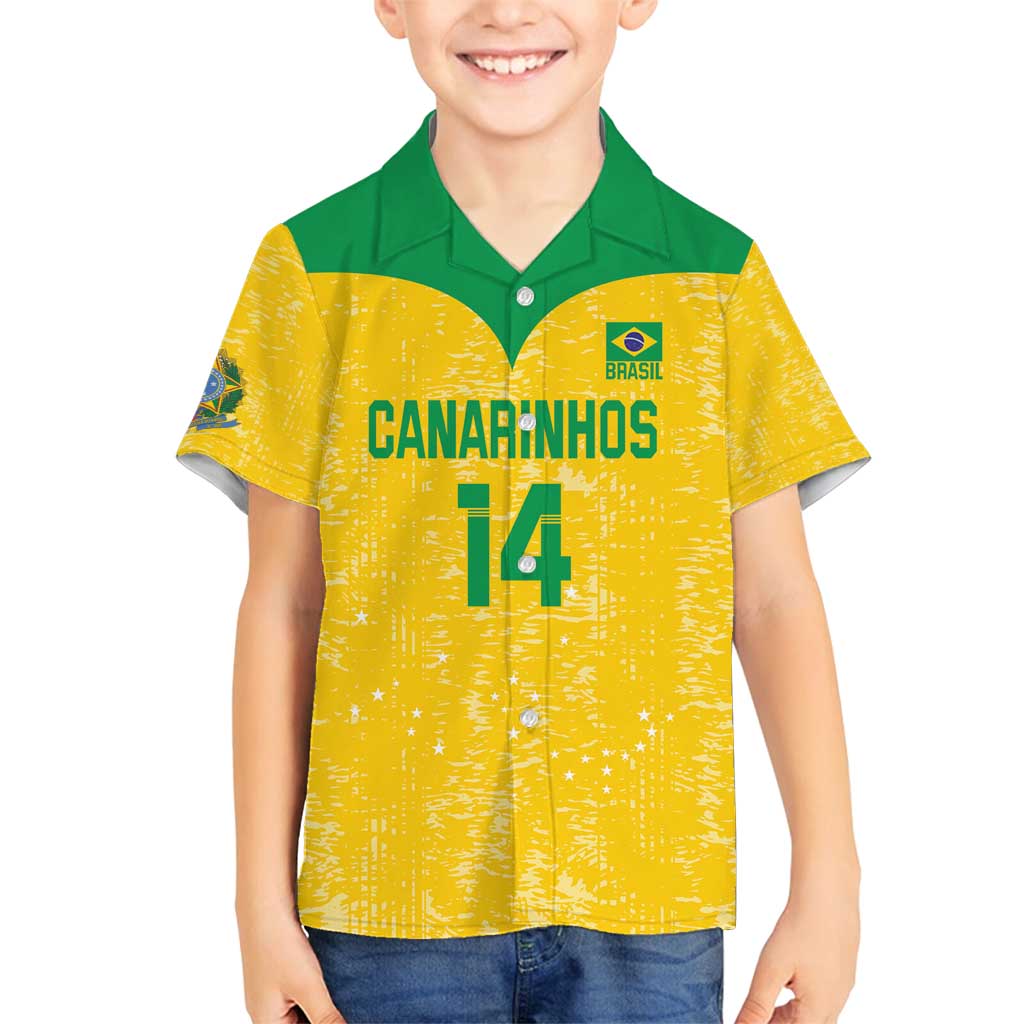 Custom Brasil Volleyball Family Matching Summer Maxi Dress and Hawaiian Shirt Vai Canarinhos!