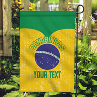 Custom Brasil Volleyball Garden Flag Vai Canarinhos!