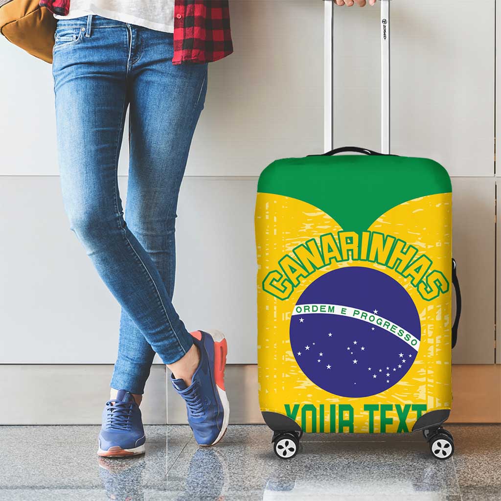 Custom Brasil Volleyball Luggage Cover Vai Canarinhos!