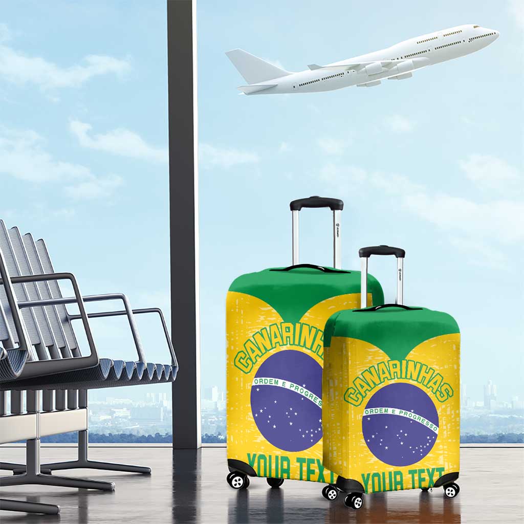Custom Brasil Volleyball Luggage Cover Vai Canarinhos!