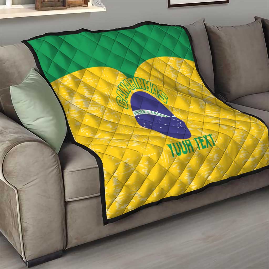 Custom Brasil Volleyball Quilt Vai Canarinhos! - Wonder Print Shop