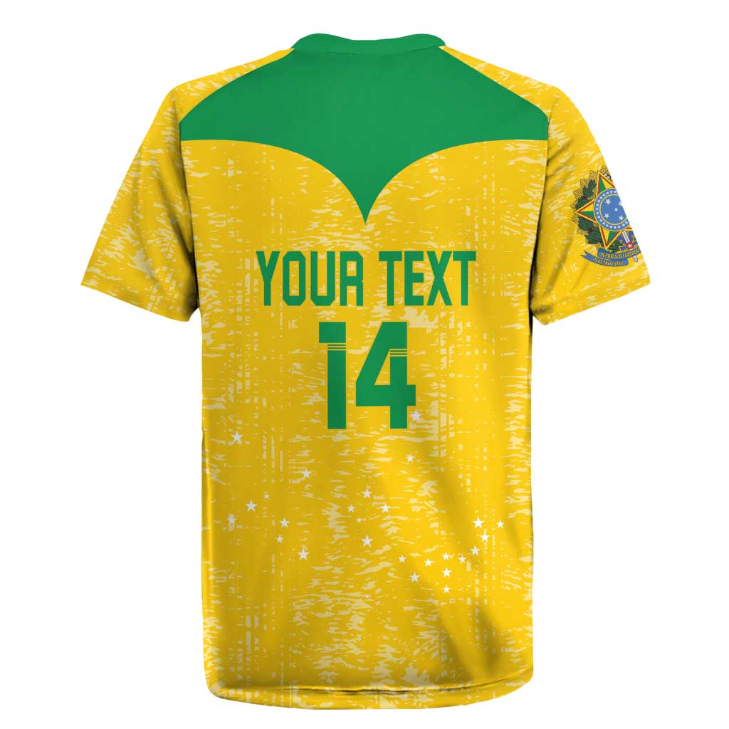 Custom Brasil Volleyball Rugby Jersey Vai Canarinhos! - Wonder Print Shop
