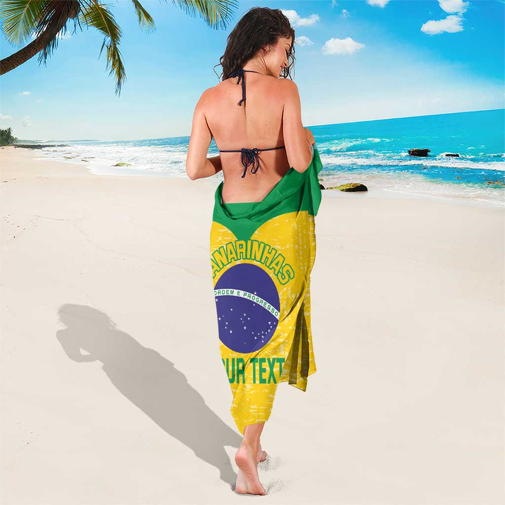 Custom Brasil Volleyball Sarong Vai Canarinhos! - Wonder Print Shop