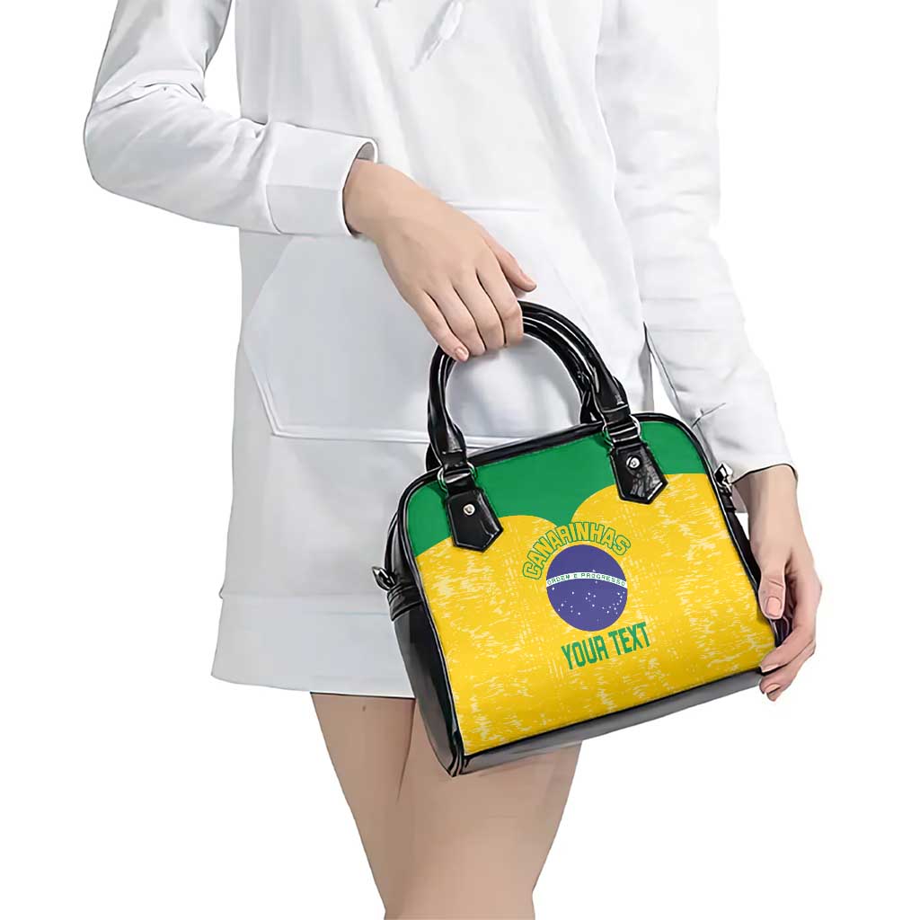 Custom Brasil Volleyball Shoulder Handbag Vai Canarinhos! - Wonder Print Shop