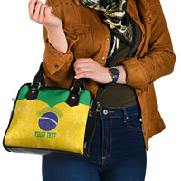 Custom Brasil Volleyball Shoulder Handbag Vai Canarinhos! - Wonder Print Shop