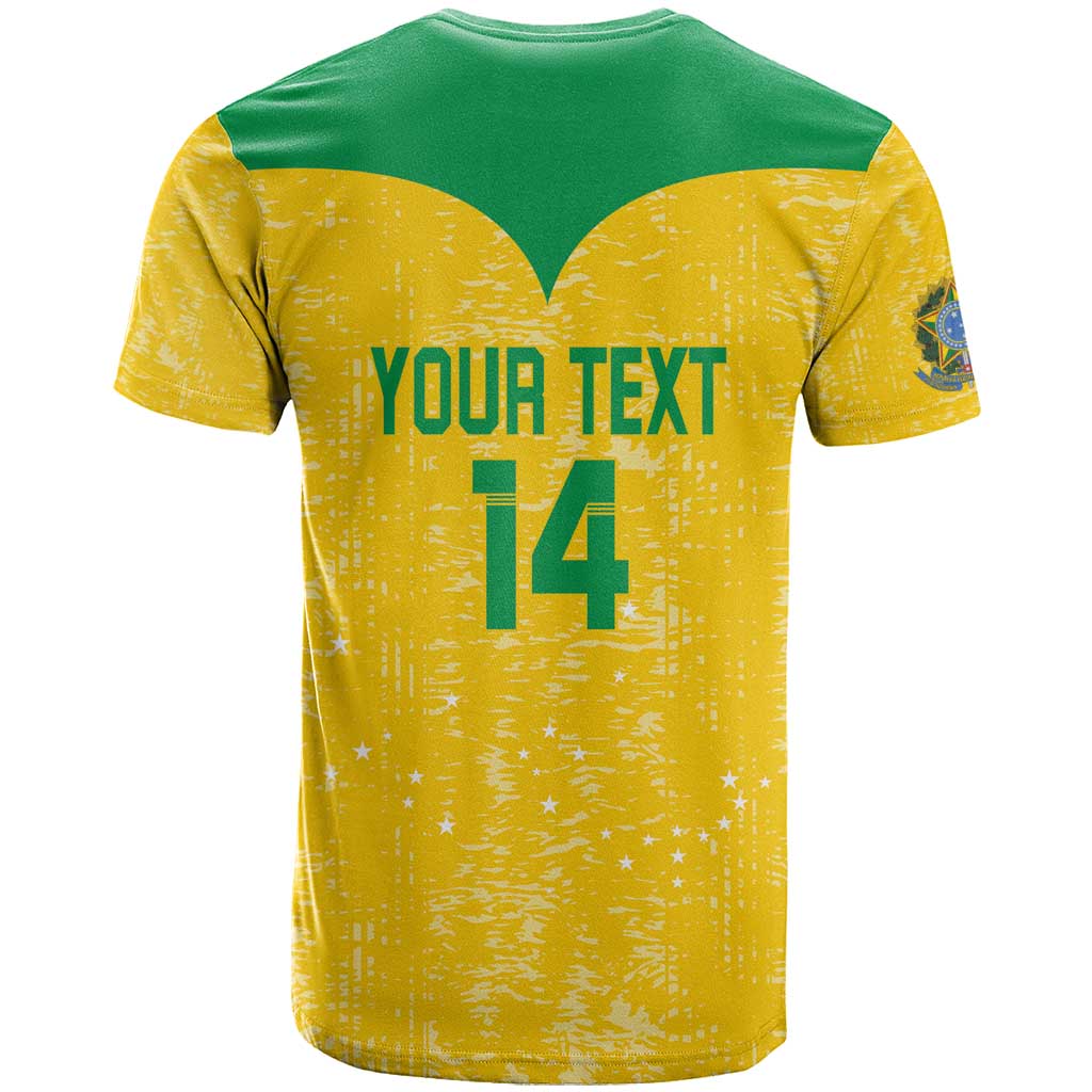 Custom Brasil Volleyball T Shirt Vai Canarinhos! - Wonder Print Shop