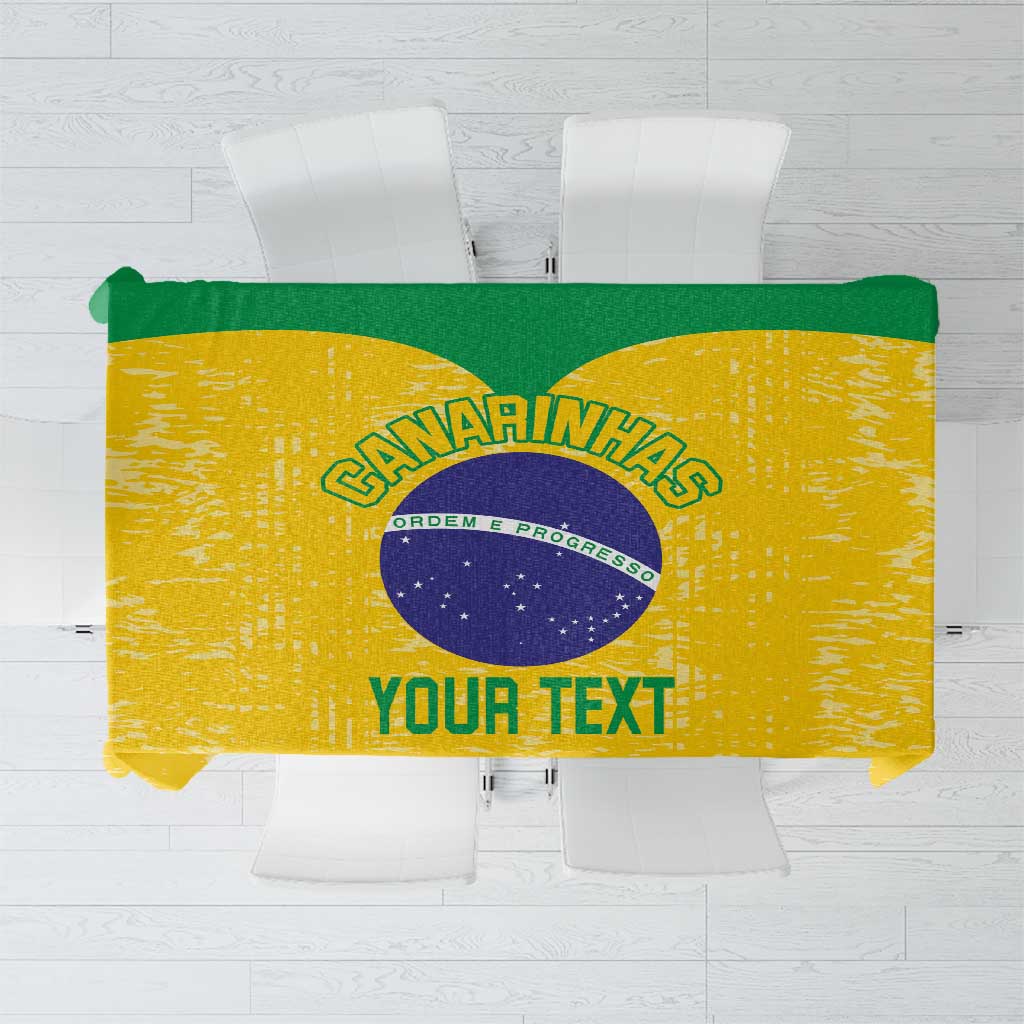 Custom Brasil Volleyball Tablecloth Vai Canarinhos! - Wonder Print Shop