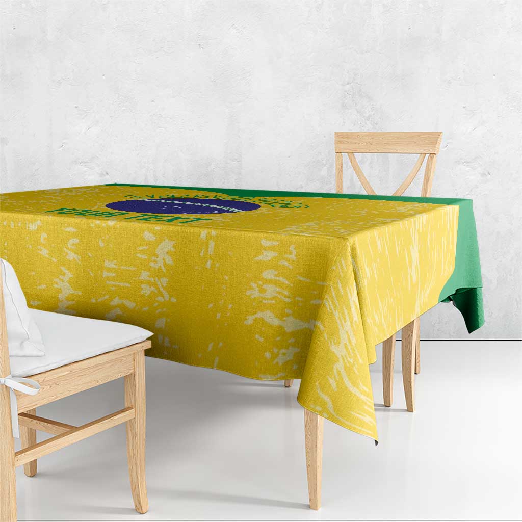 Custom Brasil Volleyball Tablecloth Vai Canarinhos! - Wonder Print Shop