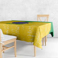 Custom Brasil Volleyball Tablecloth Vai Canarinhos! - Wonder Print Shop