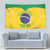 Custom Brasil Volleyball Tapestry Vai Canarinhos! - Wonder Print Shop
