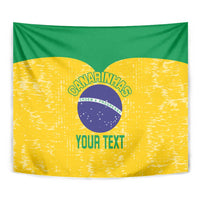 Custom Brasil Volleyball Tapestry Vai Canarinhos! - Wonder Print Shop