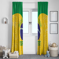 Custom Brasil Volleyball Window Curtain Vai Canarinhos! - Wonder Print Shop