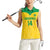 Custom Brasil Volleyball Women Sleeveless Polo Shirt Vai Canarinhos! - Wonder Print Shop