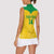 Custom Brasil Volleyball Women Sleeveless Polo Shirt Vai Canarinhos! - Wonder Print Shop