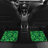 Irish American St Patrick's Day Car Mats USA Eagle Leprechaun Hat Shamrock Pattern