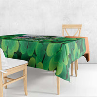 Irish American St Patrick's Day Tablecloth USA Eagle Leprechaun Hat Shamrock Pattern