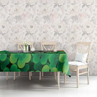 Irish American St Patrick's Day Tablecloth USA Eagle Leprechaun Hat Shamrock Pattern