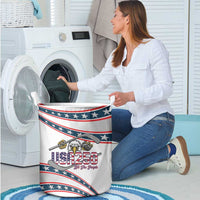 Hockey United States 250th Anniversary Laundry Basket USA Semiquincentennial We The People