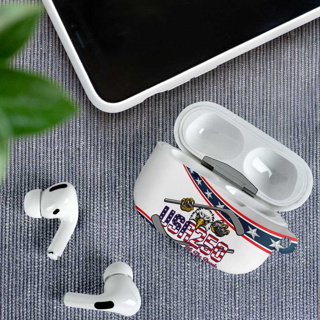 Hockey United States 250th Anniversary AirPods Case USA Semiquincentennial We The People