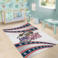 Hockey United States 250th Anniversary Area Rug USA Semiquincentennial We The People