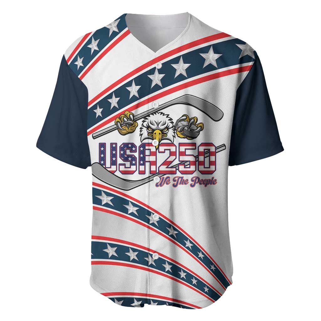 Custom Hockey United States 250th Anniversary Baseball Jersey USA Semiquincentennial We The People