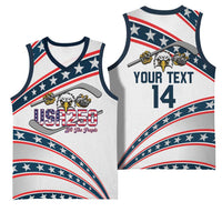Custom Hockey United States 250th Anniversary Basketball Jersey USA Semiquincentennial We The People