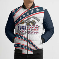 Custom Hockey United States 250th Anniversary Bomber Puffer Jacket USA Semiquincentennial We The People