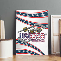 Hockey United States 250th Anniversary Canvas Wall Art USA Semiquincentennial We The People