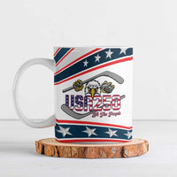 Custom Hockey United States 250th Anniversary Ceramic Mug USA Semiquincentennial We The People