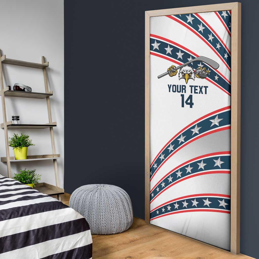 Custom Hockey United States 250th Anniversary Door Cover USA Semiquincentennial We The People