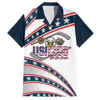 Custom Hockey United States 250th Anniversary Hawaiian Shirt USA Semiquincentennial We The People