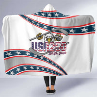 Hockey United States 250th Anniversary Hooded Blanket USA Semiquincentennial We The People