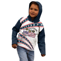 Custom Hockey United States 250th Anniversary Kid Hoodie USA Semiquincentennial We The People