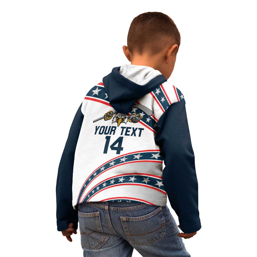 Custom Hockey United States 250th Anniversary Kid Hoodie USA Semiquincentennial We The People