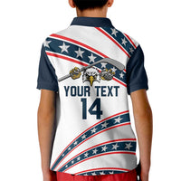 Custom Hockey United States 250th Anniversary Kid Polo Shirt USA Semiquincentennial We The People