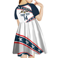 Custom Hockey United States 250th Anniversary Kid Short Sleeve Dress USA Semiquincentennial We The People