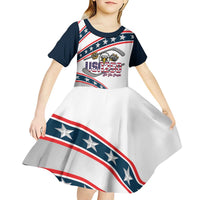 Custom Hockey United States 250th Anniversary Kid Short Sleeve Dress USA Semiquincentennial We The People