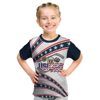 Custom Hockey United States 250th Anniversary Kid T Shirt USA Semiquincentennial We The People