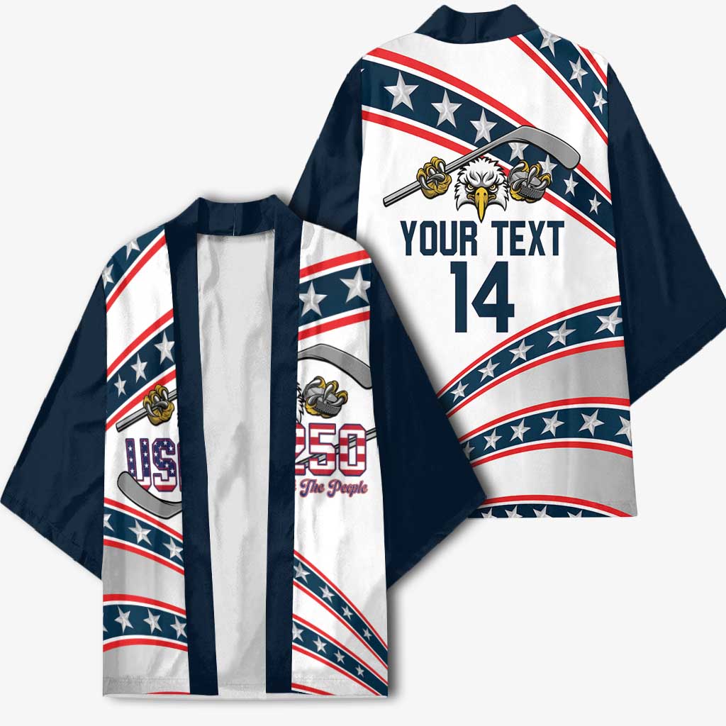 Custom Hockey United States 250th Anniversary Kimono USA Semiquincentennial We The People