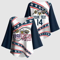 Custom Hockey United States 250th Anniversary Kimono Sleeve Blouse USA Semiquincentennial We The People
