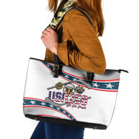 Hockey United States 250th Anniversary Leather Tote Bag USA Semiquincentennial We The People