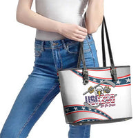 Hockey United States 250th Anniversary Leather Tote Bag USA Semiquincentennial We The People