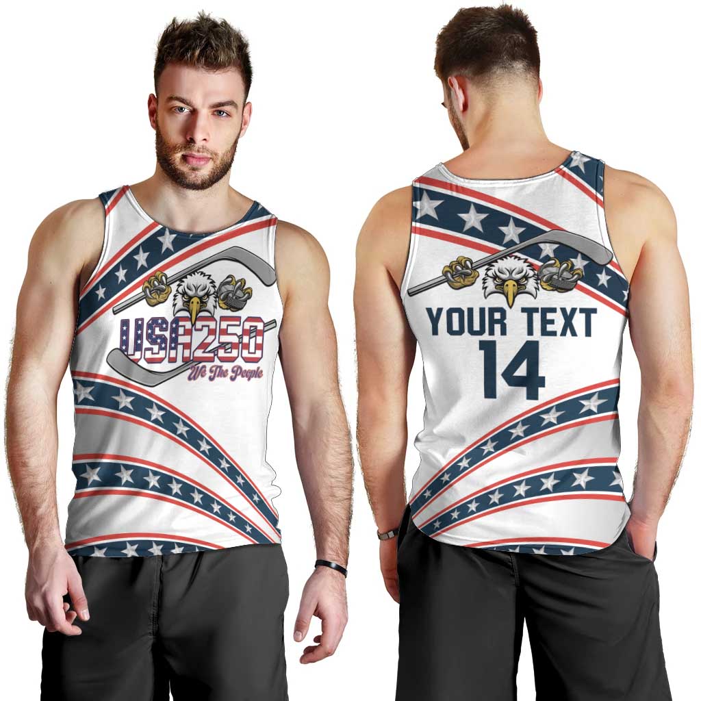 Custom Hockey United States 250th Anniversary Men Tank Top USA Semiquincentennial We The People