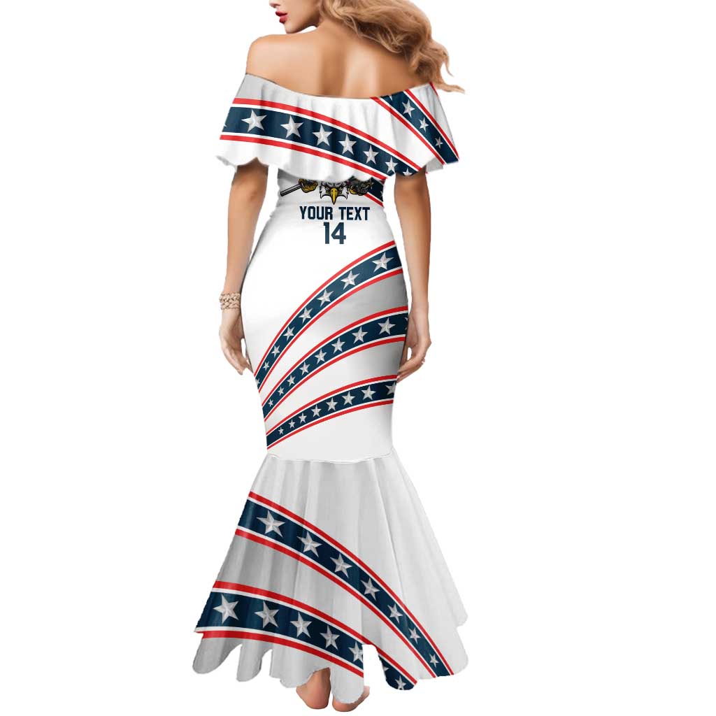 Custom Hockey United States 250th Anniversary Mermaid Dress USA Semiquincentennial We The People