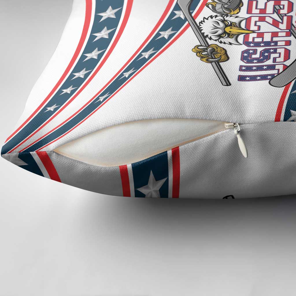 Hockey United States 250th Anniversary Pillow Cover USA Semiquincentennial We The People