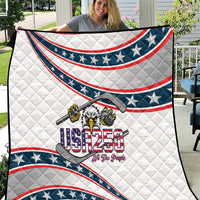 Hockey United States 250th Anniversary Quilt USA Semiquincentennial We The People
