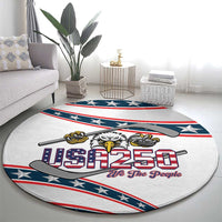 Hockey United States 250th Anniversary Round Carpet USA Semiquincentennial We The People